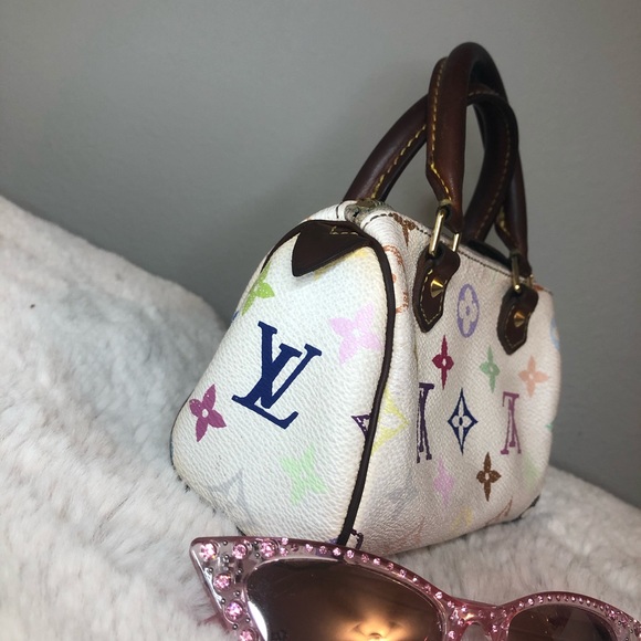 Louis Vuitton multicolor mini speedy 💖❤️💙💚💛 - Picture 3 of 11